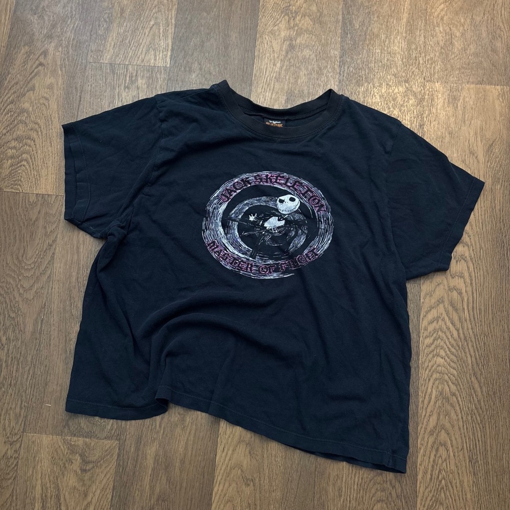 Vintage 90s Official Tombstone Nightmare Before Christmas Promo Graphic T Shirt